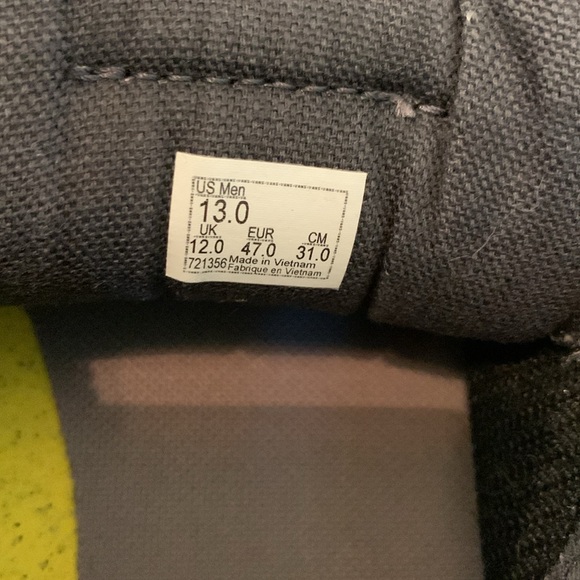 Awesome shoes, vans size 13 gray with light gray wore a couple times - Picture 8 of 8